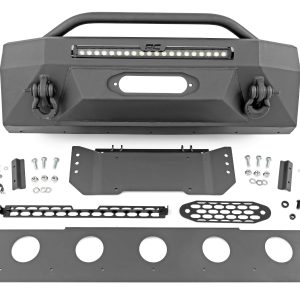 Rough Country Front Bumper Hybrid 20β³ Blk LED Toyota 4Runner 2WD/4WD (2014-2024)