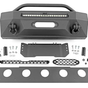 Rough Country Front Bumper Hybrid 20β³ Blk DRL Toyota 4Runner 2WD/4WD (2014-2024)