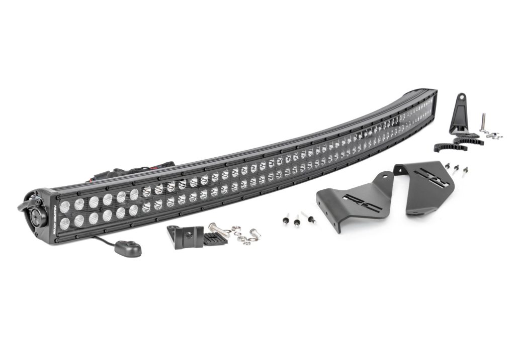 Rough Country LED Light Rear Mount 50″ Black Pair Polaris Ranger 1000/Ranger XP 900/1000