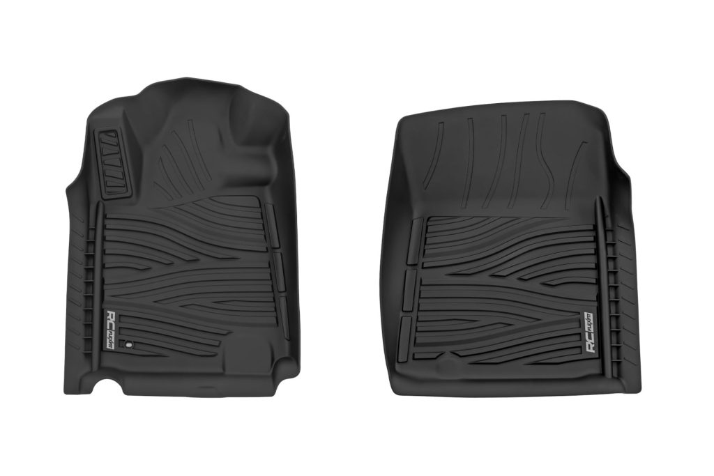 Rough Country Floor Mats FR Double Cab Toyota Tundra 2WD/4WD (2014-2021)