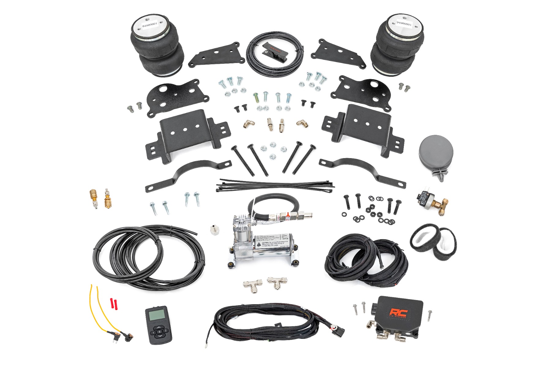 Rough Country Air Spring Kit w/compressor Wireless Controller Ram 2500 4WD (2014-2026)