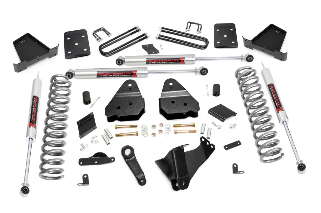 Rough Country 6 Inch Lift Kit Diesel No OVLD M1 Ford F-250 Super Duty 4WD (15-16)
