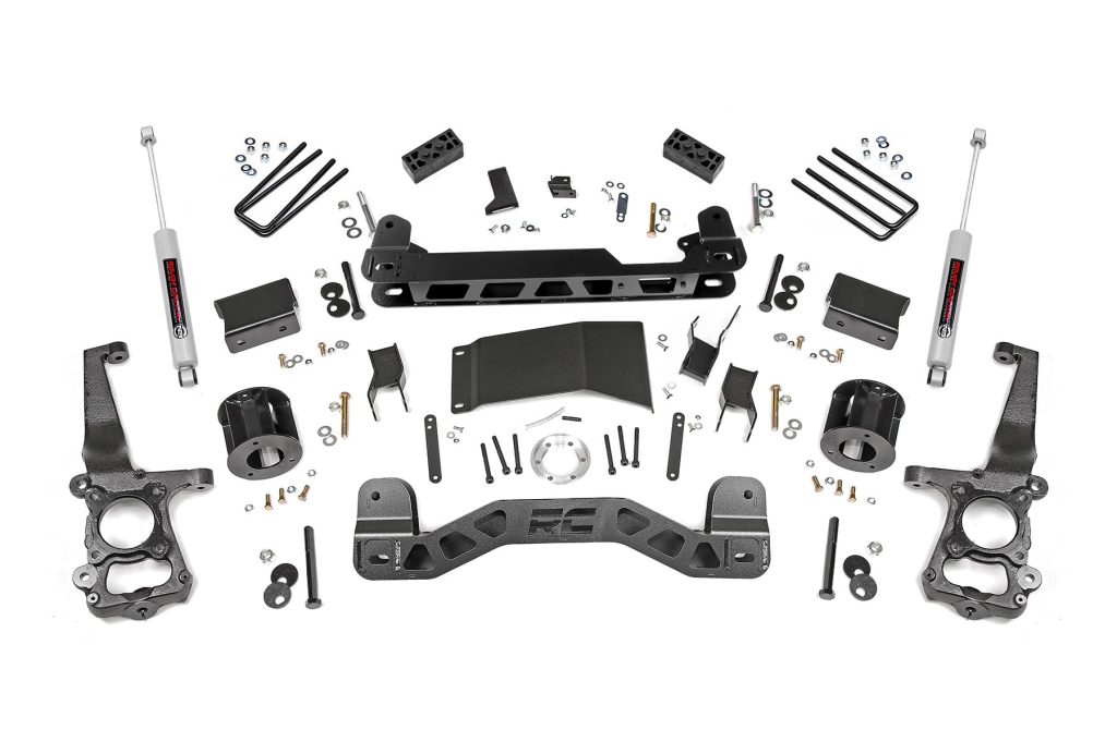 Rough Country 4 Inch Lift Kit Ford F-150 4WD (2015-2020)