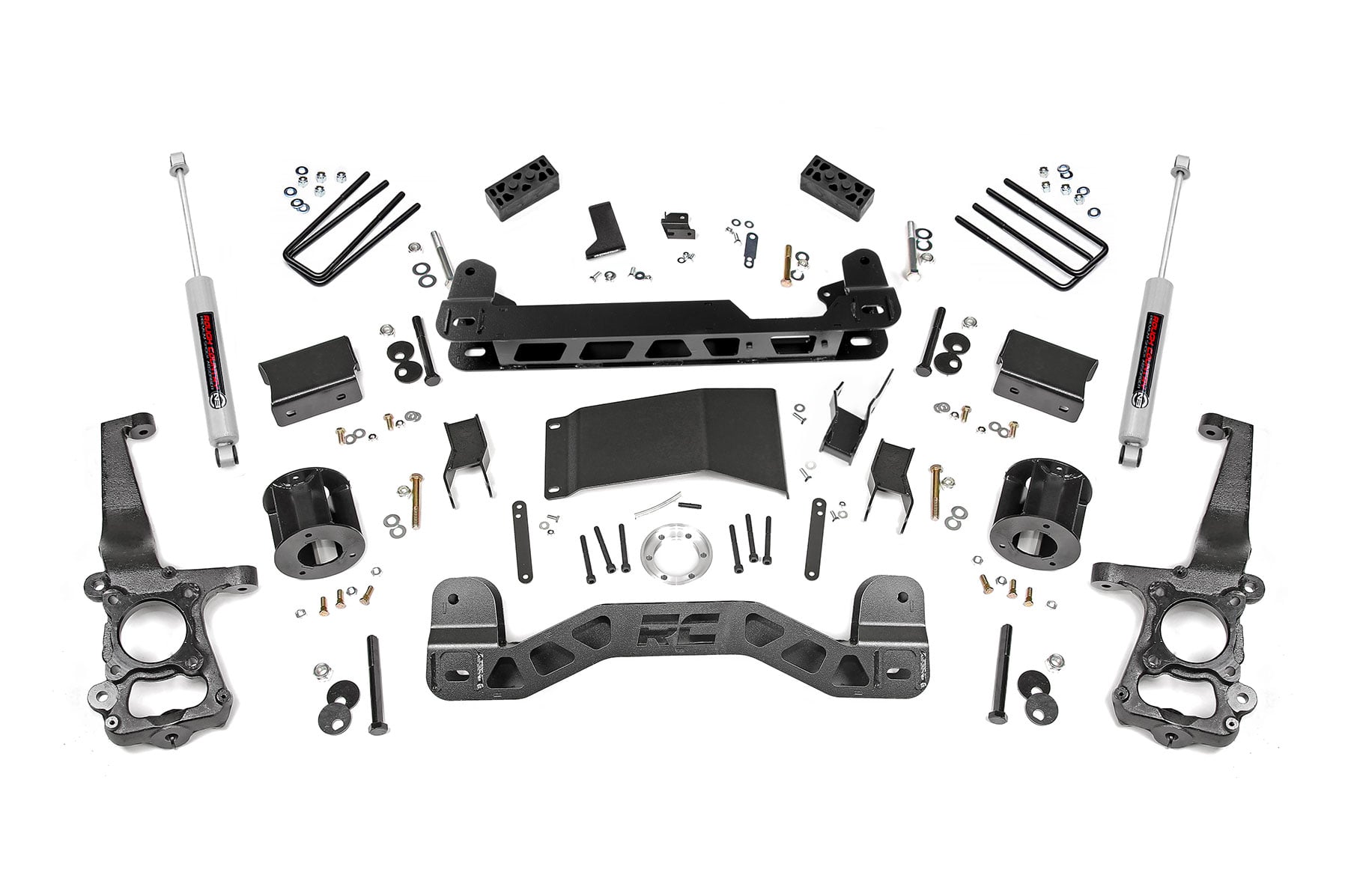 Rough Country 4 Inch Lift Kit Ford F-150 4WD (2015-2020)