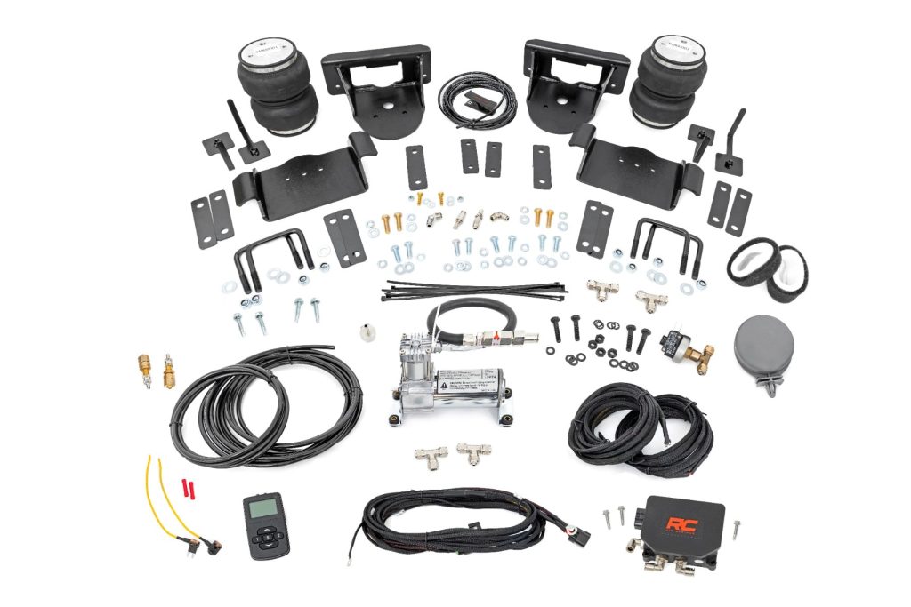 Rough Country Air Spring Kit w/compressor Wireless Controller 0-6″ Lifts Ford F-150 (15-20)