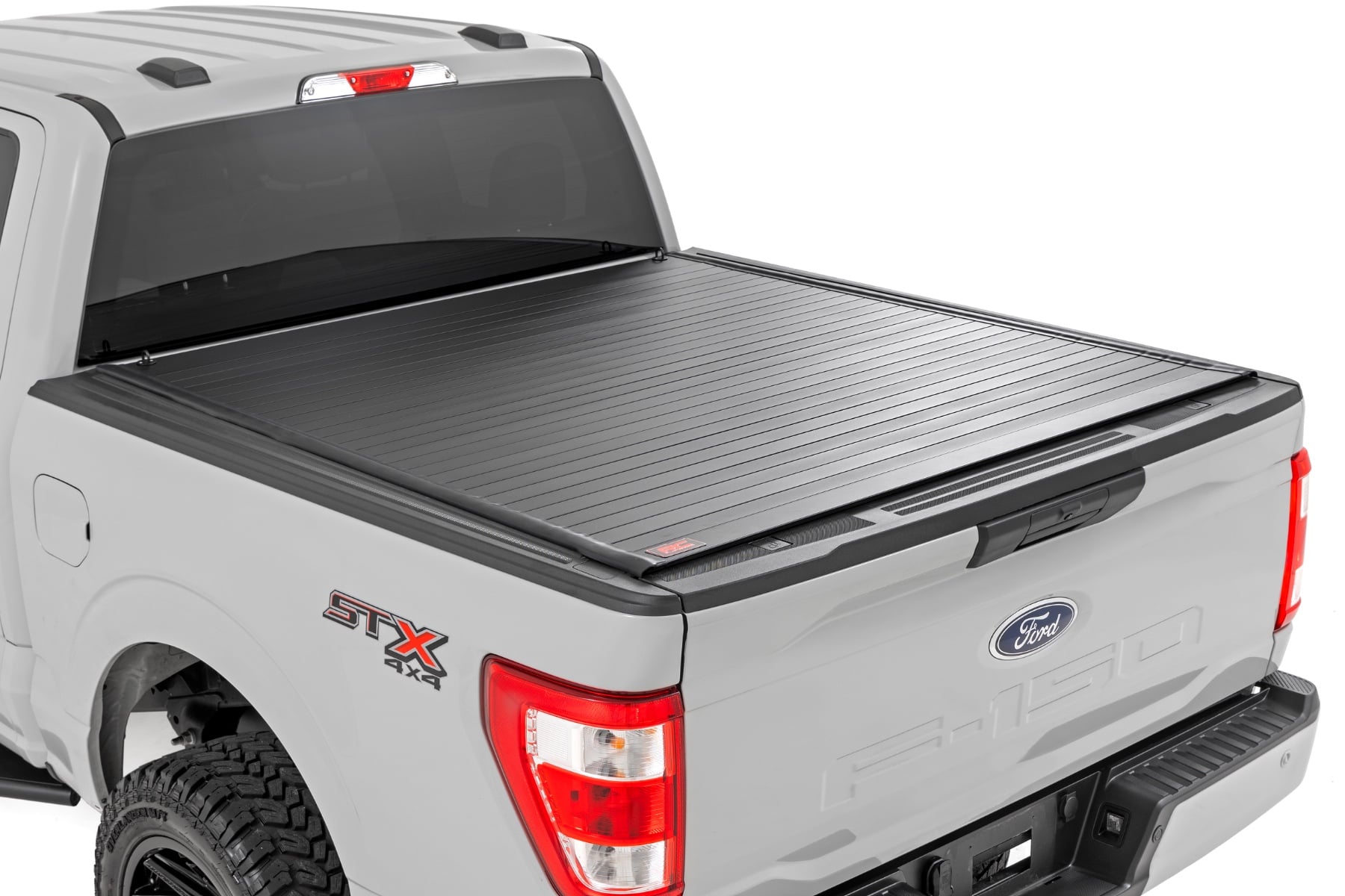 Rough Country Hard Roll Up Bed Cover 5β7β³ Bed Ford F-150 (15-26)/F-150 Lightning (22-26)