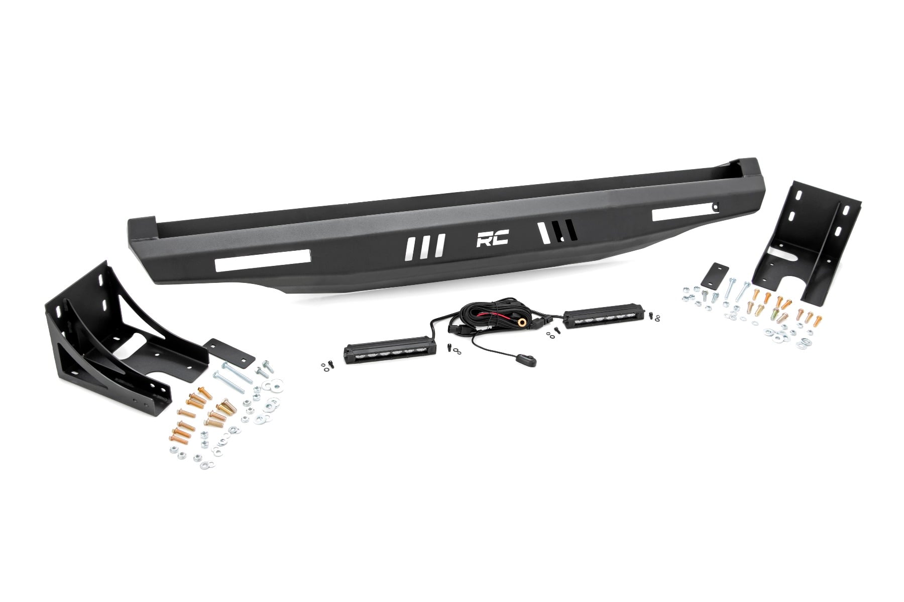 Rough Country Bumper Rear 6β³ Black Slimline LED Pair Multiple Makes & Models (Can-Am/Polaris)