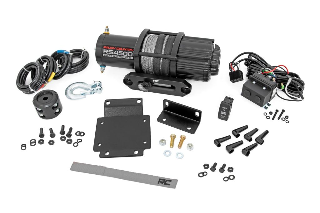 Rough Country Winch Mount RS4500S Honda Pioneer 1000