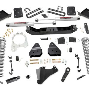 Rough Country 6 Inch Lift Kit Diesel No OVLD Ford F-250/F-350 Super Duty 4WD (17-22)