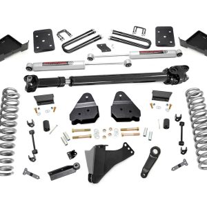Rough Country 6 Inch Lift Kit Diesel 4 Link OVLD D/S Ford F-250/F-350 Super Duty (17-22)