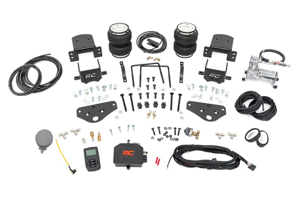 Rough Country Air Spring Kit w/compressor Wireless Controller Ford F-250/F-350 Super Duty (17-26)