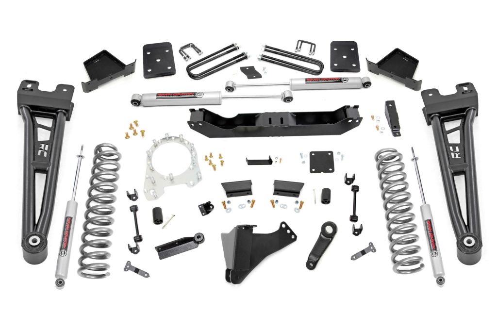 Rough Country 6 Inch Lift Kit R/A OVLDS Ford F-250/F-350 Super Duty 4WD (2017-2022)