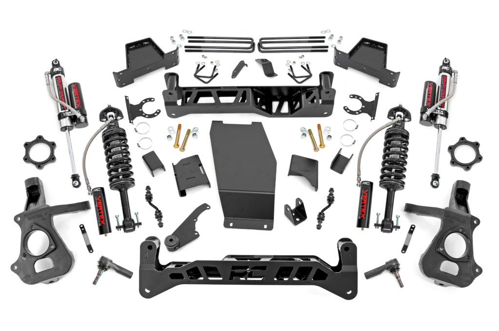 Rough Country 7 Inch Lift Kit Cast Steel Vertex Chevy/GMC 1500 (14-18 & Classic)
