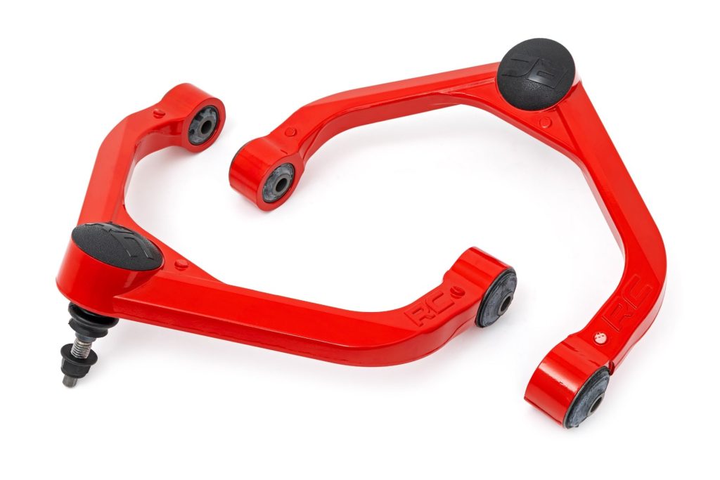 Rough Country Red Forged Upper Control Arms 3-3.5 Inch Lift Ram 1500 2WD/4WD (19-26)