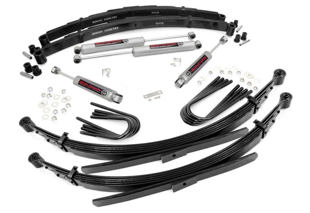 Rough Country 2 Inch Lift Kit 52 Inch RR Springs Chevy/GMC C10/K10 Truck & SUV/K5 Blazer (77-87)