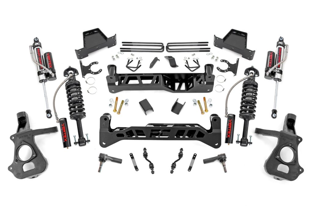 Rough Country 7 Inch Lift Kit Cast Steel Vertex Chevy/GMC 1500 (14-18 & Classic)