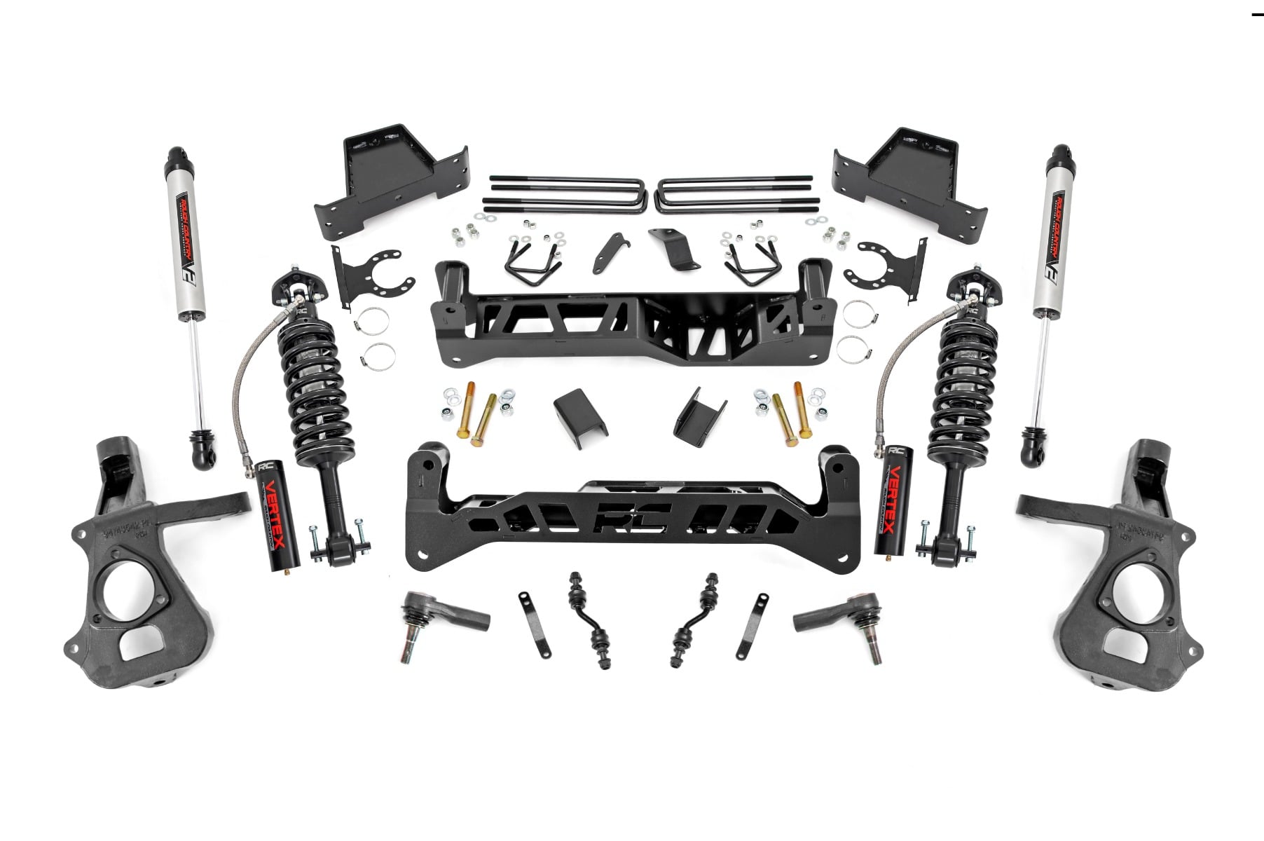 Rough Country 7 Inch Lift Kit Cast Steel Vertex/V2 Chevy/GMC 1500 (14-18 & Classic)