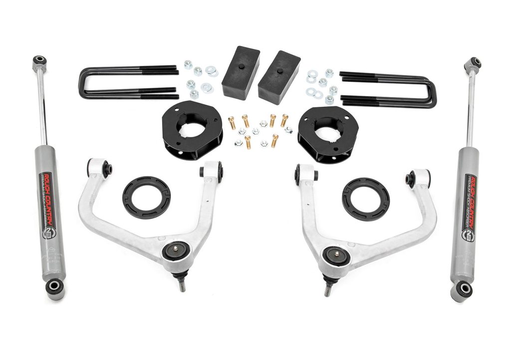 Rough Country 3.5 Inch Lift Kit GMC Sierra 1500 2WD/4WD (2019-2024)