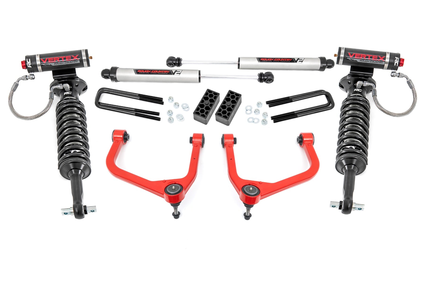 Rough Country 3.5 Inch Lift Kit Vertex/V2 Chevy Silverado 1500 2WD/4WD (2019-2024)
