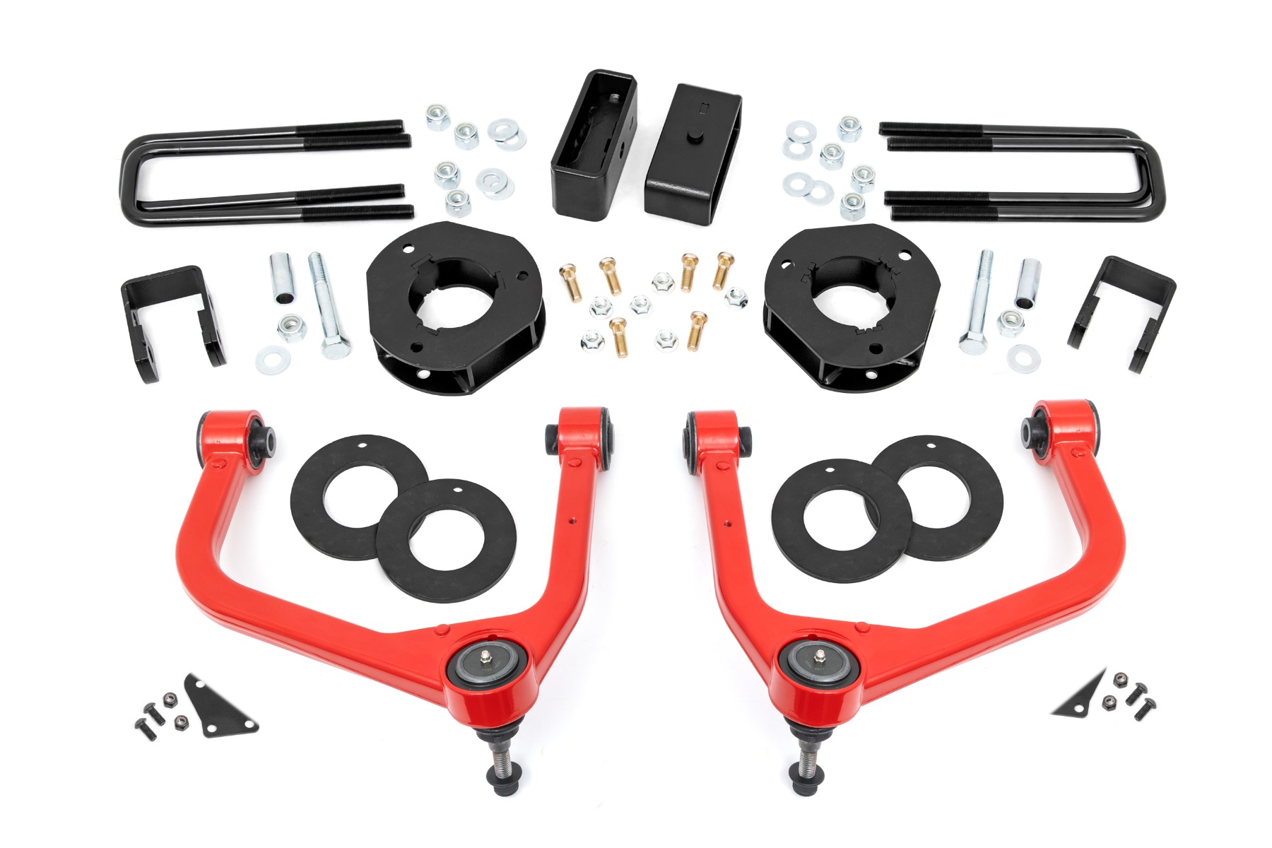 Rough Country 3.5 Inch Lift Kit Adaptive Ride Control Chevy/GMC Sierra 1500 (19-24)/Silverado 1500 (19-24)
