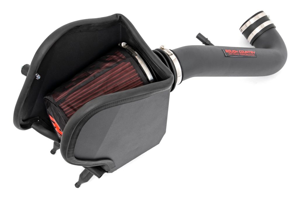 Rough Country 3.6L Cold Air Intake Kit Prefilter Jeep Gladiator JT/Wrangler JL (18-26)