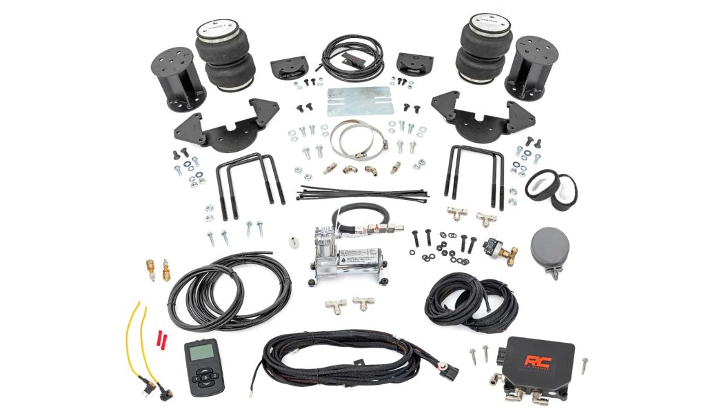 Rough Country Air Spring Kit w/compressor Wireless Controller Chevy/GMC Sierra/Silverado 1500 (19-26)