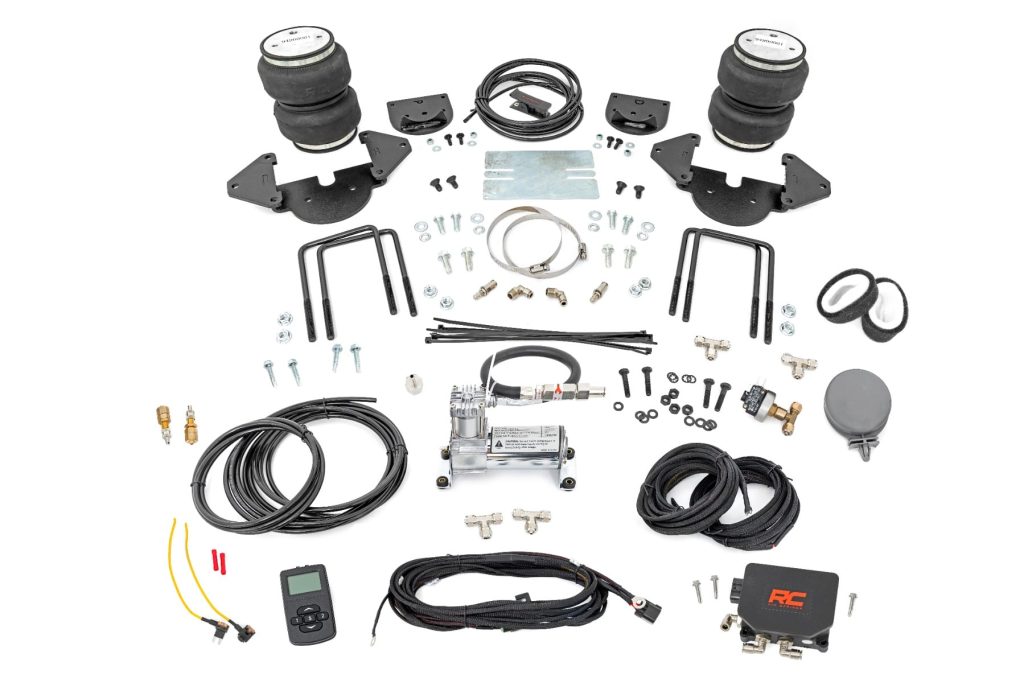 Rough Country Air Spring Kit w/compressor Stock Height Wireless Controller Chevy/GMC 1500 (19-25