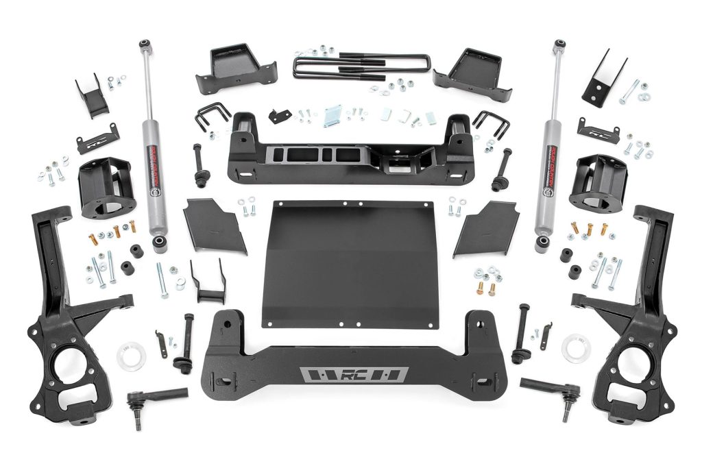 Rough Country 4 Inch Lift Kit Diesel Chevy/GMC Sierra 1500 (19-24)/Silverado 1500 (19-24)