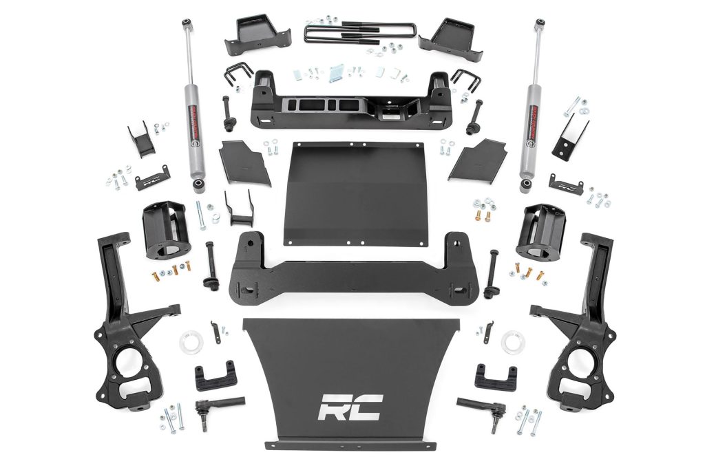 Rough Country 6 Inch Lift Kit Chevy Silverado 1500 4WD (2019-2024)