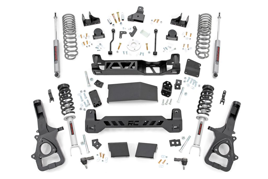 Rough Country 6 Inch Lift Kit N3 Struts Dual Rate Coils Ram 1500 4WD (2019-2024)