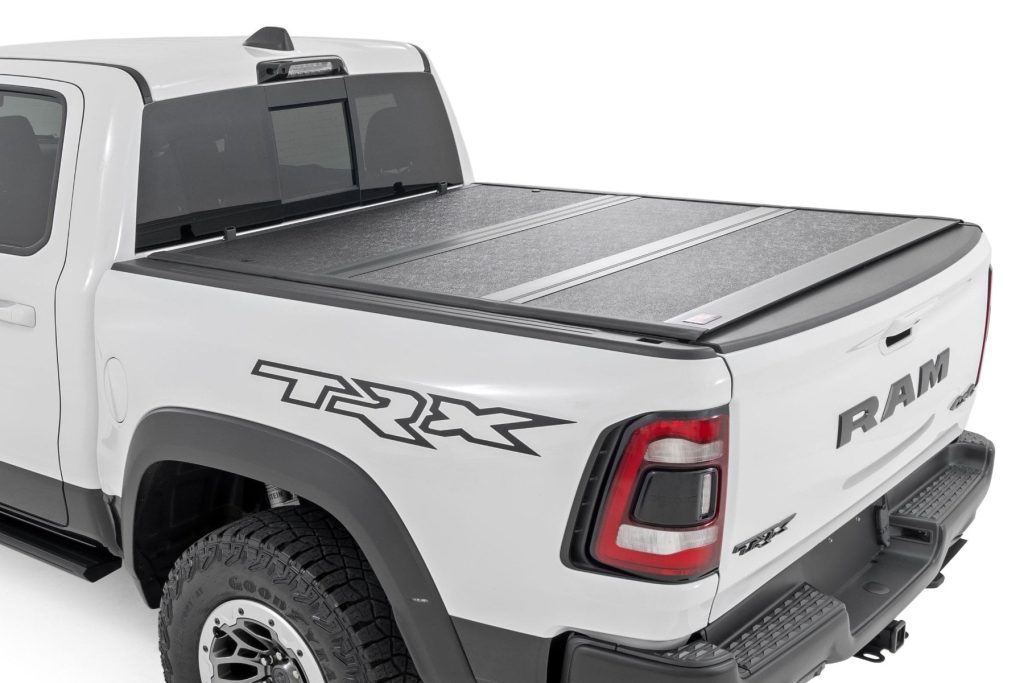 Rough Country Hard Low Profile Bed Cover 6’4″ No Rambox Ram 1500 (19-26)/1500 TRX (21-24)