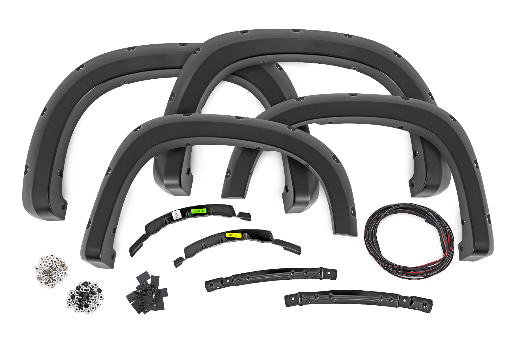 Rough Country Pocket Fender Flares G42 White Sands Chevy Silverado 1500 2WD/4WD (22-26)