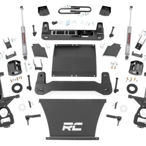 Rough Country 6 Inch Lift Kit Mono Leaf Rear N3 GMC Sierra 1500 2WD/4WD (2019-2024)