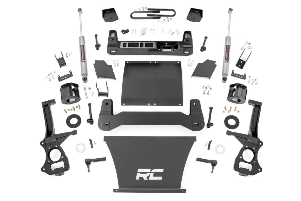 Rough Country 6 Inch Lift Kit Mono Leaf Rear N3 GMC Sierra 1500 2WD/4WD (2025-2026)