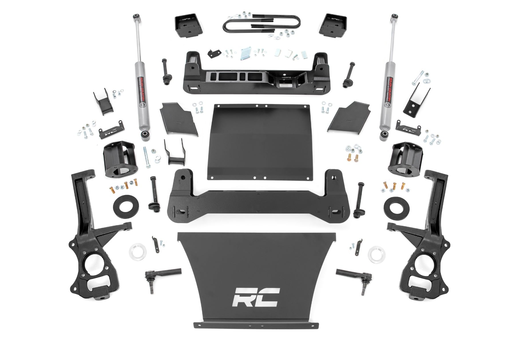 Rough Country 6 Inch Lift Kit Mono Leaf Rear N3 GMC Sierra 1500 2WD/4WD (2025-2026)