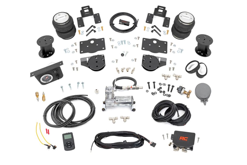 Rough Country Air Spring Kit w/compressor Wireless Controller 6 Inch Lift Kit Ram 1500 (19-26)