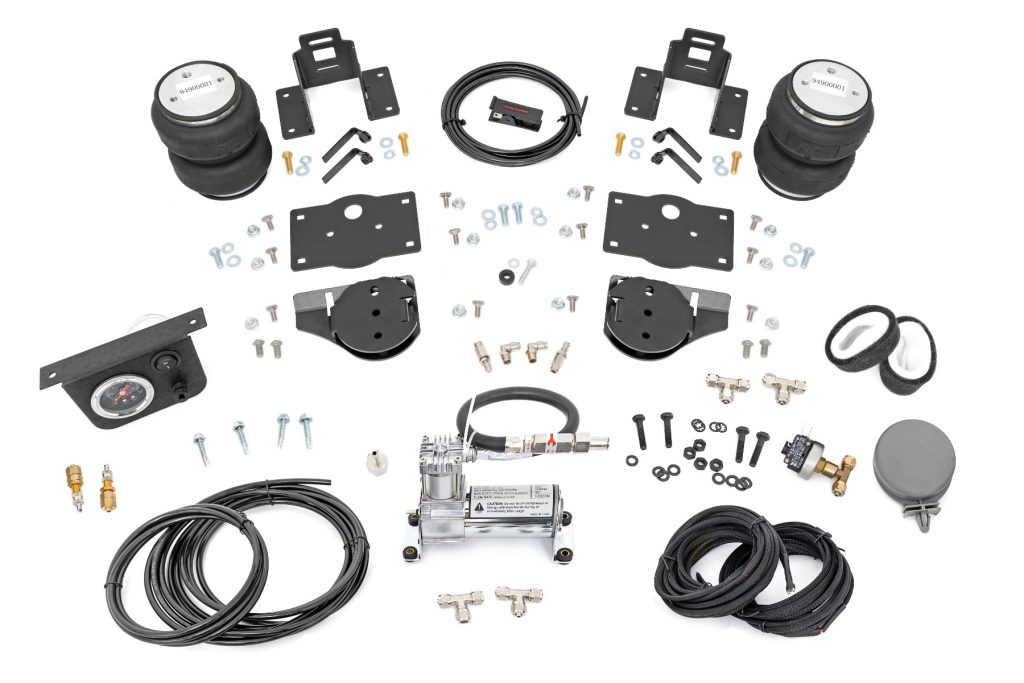 Rough Country Air Spring Kit w/compressor Ram 1500 4WD (2019-2026)