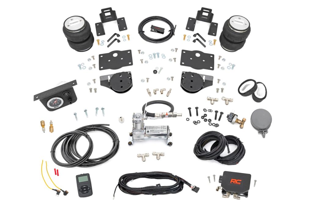 Rough Country Air Spring Kit w/compressor Wireless Controller Ram 1500 4WD (2019-2026)