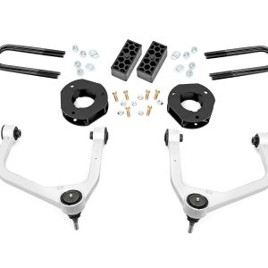 Rough Country 3.5 Inch Lift Kit Rear Mono Leaf Chevy Silverado 1500 2WD/4WD (2025-2026)