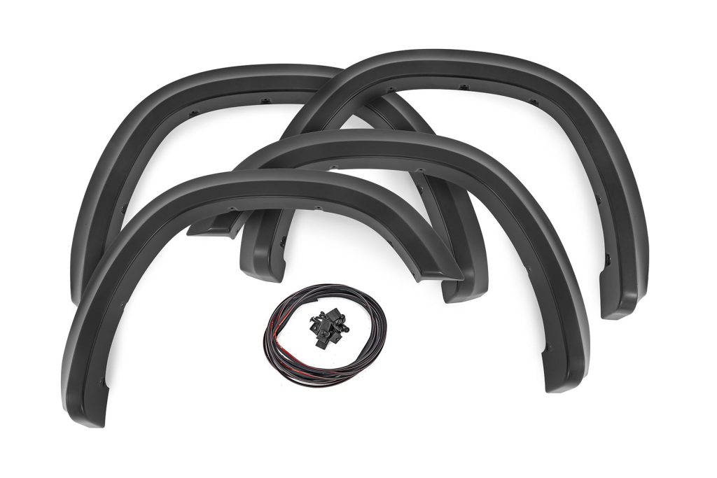 Rough Country Sport Fender Flares PS2 Bright Silver Metallic Ram 1500 2WD/4WD (19-24)
