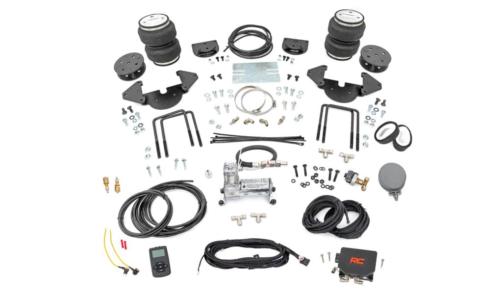 Rough Country Air Spring Kit w/compressor 4-6 Inch Lift Kit Wireless Controller Chevy/GMC 1500