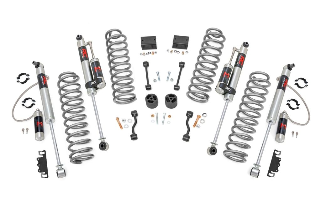 Rough Country 2.5 Inch Lift Kit Coils M1R Jeep Wrangler Unlimited 4WD (2018-2023)
