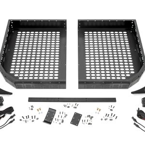 Cargo Rack | Dual 2" Black LED Pairs | Flush Mount | CFMOTO U10 1000 PRO