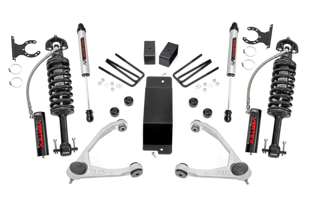 Rough Country 3.5 Inch Lift Kit Forged UCA Vertex/V2 Chevy/GMC 1500 (07-16)