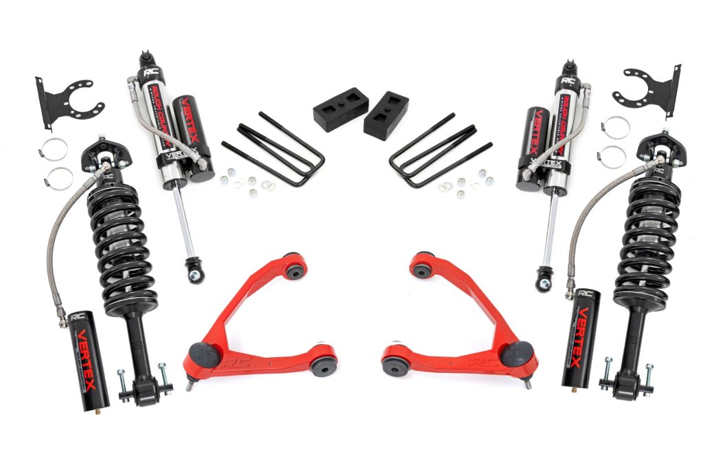 Rough Country 3.5″ Lift Kit Forged UCA Cast Steel Vertex Chevy/GMC 1500 (07-13)
