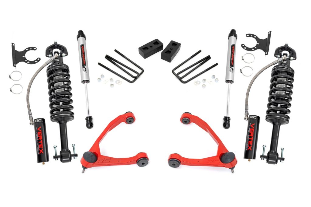 Rough Country 3.5″ Lift Kit Forged UCA Cast Steel Vertex/V2 Chevy/GMC 1500 (07-13)