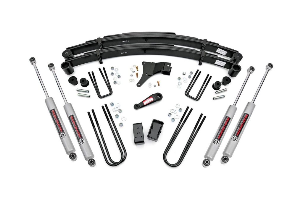 Rough Country 4 Inch Lift Kit Ford F-350 4WD (1986-1997)