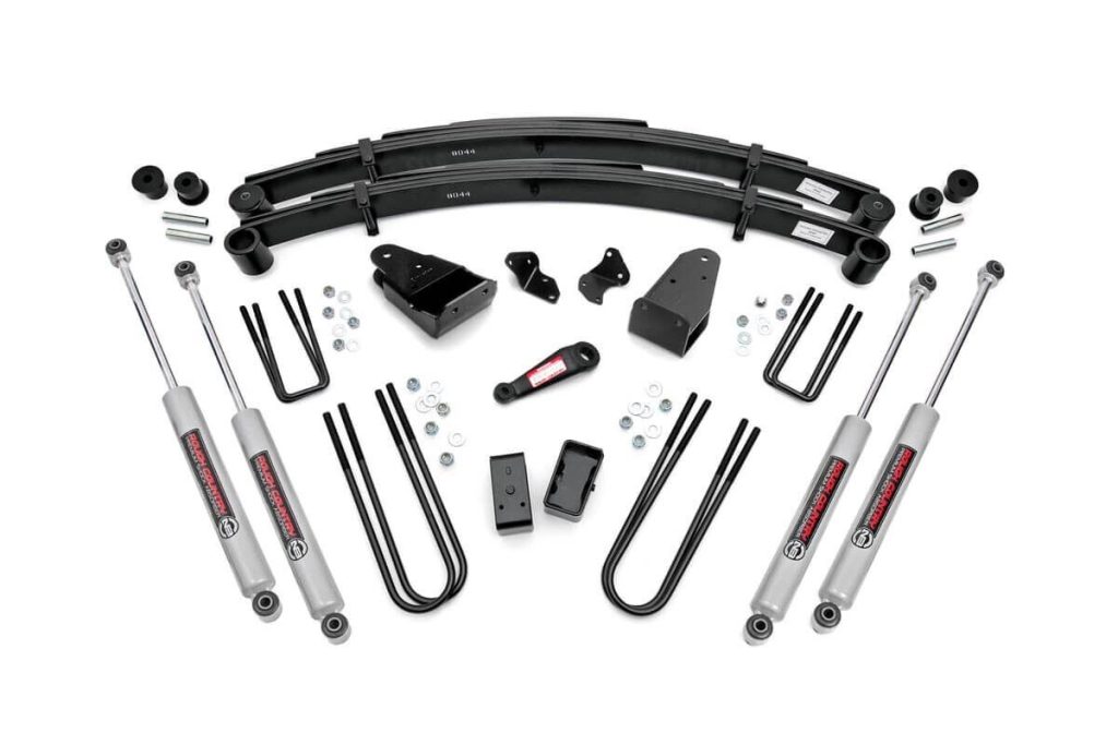 Rough Country 4 Inch Lift Kit Ford F-250 4WD (1987-1997)