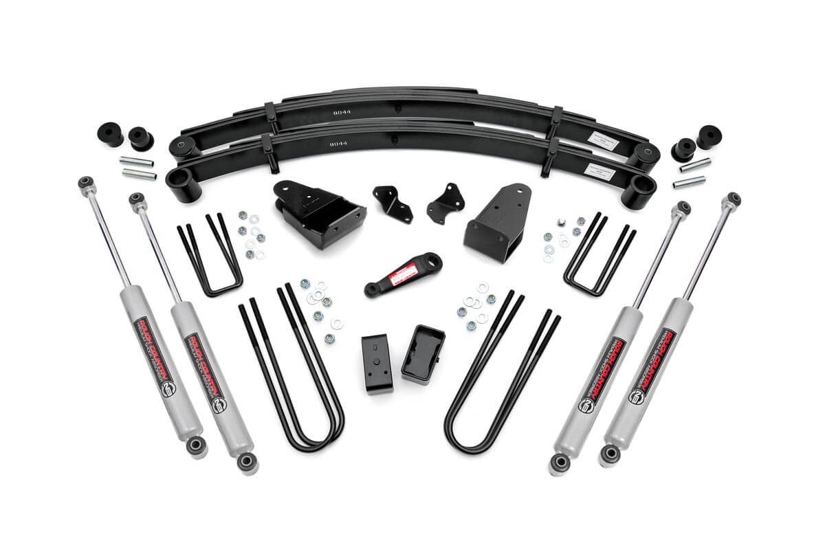 Rough Country 4 Inch Lift Kit Ford F-250 4WD (1980-1986)