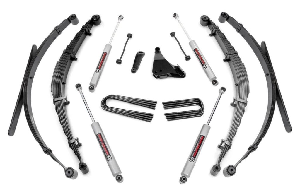 Rough Country 6 Inch Lift Kit Rear Springs Ford F-250/F-350 Super Duty 4WD (1999)